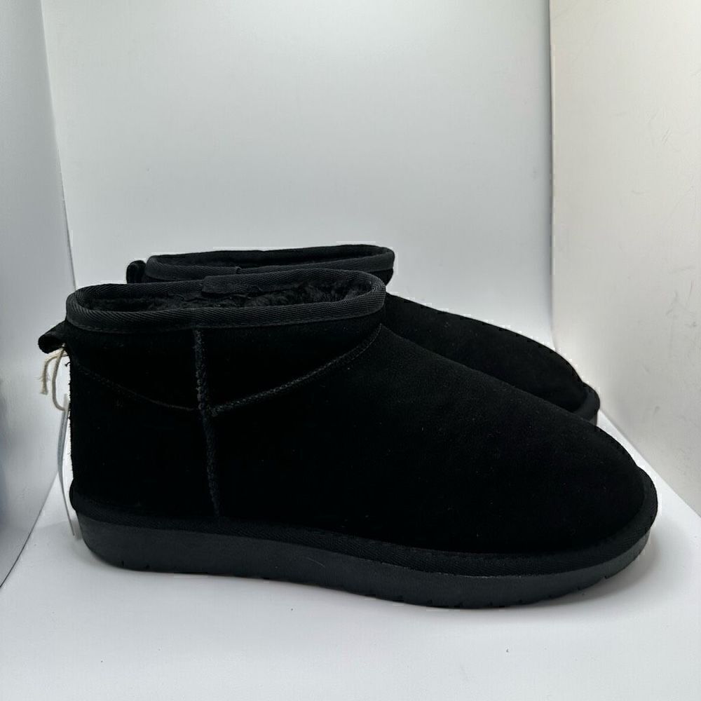 CUSHIONAIRE Women's pull on boot 10 BLACK